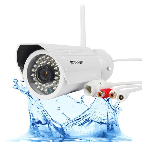 

security ip cameras 720p 1080p network wireless waterproof camera wi-fi cctv sd card slot video surveillance