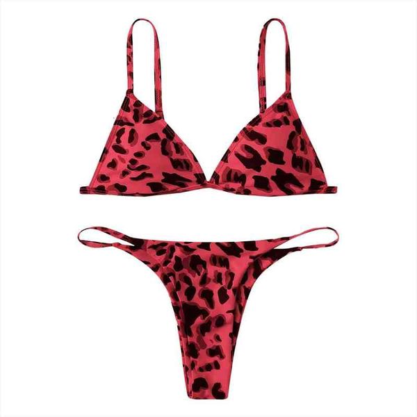 

women leopard print high waist two pieces bikini swimsuit beachwear biquinis feminino biquini 36, White;black