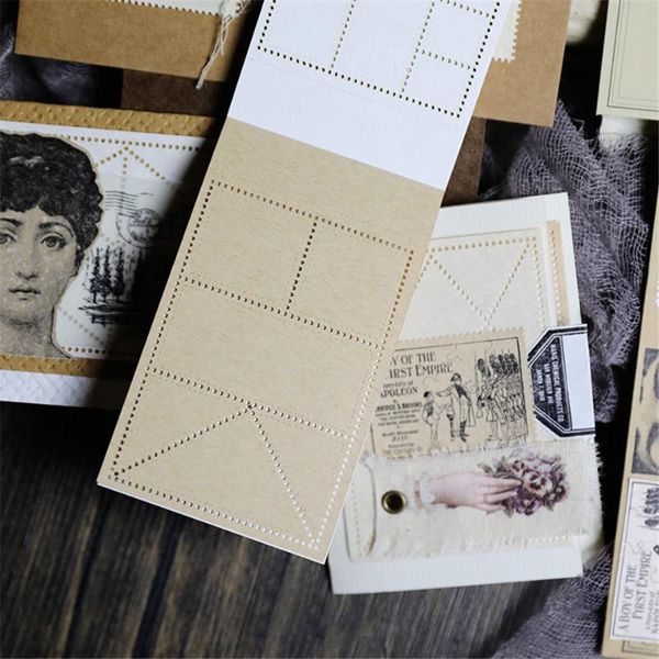 

other arts and crafts 32 sheets vintage journal perforated paper memo srapbooking craft diary decorative base note material stationer