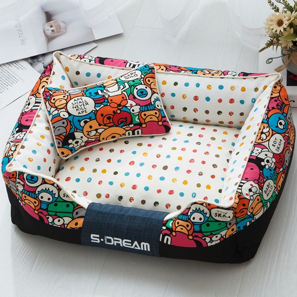 

crates pet nest dog's nest, cat's detachable and washable in winter 17