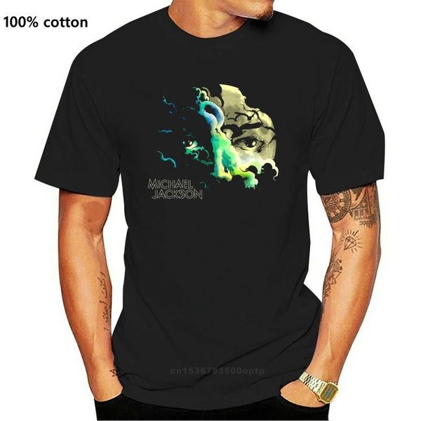 

men's t-shirts fashion men michael jackson 3d print casual t-shirt, White;black
