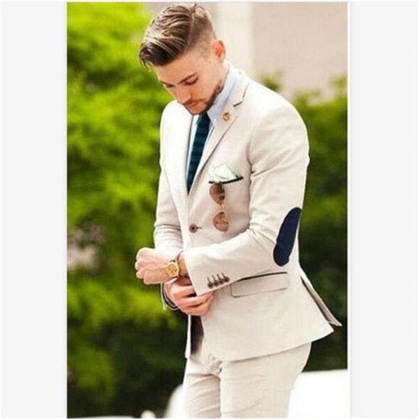 

custom made men suits notch lapel man beige groom tuxedos wedding/prom 2 pieces ( jacket+pants+tie ) e301 men's & blazers, White;black