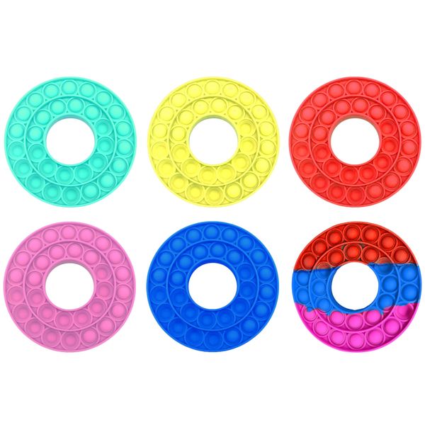 

Push Pops Bubble Sensory Toy Autism Special Needs Stress Reliever Helps Relieve Stress and Increase Focus Soft Squeeze Kid Toys