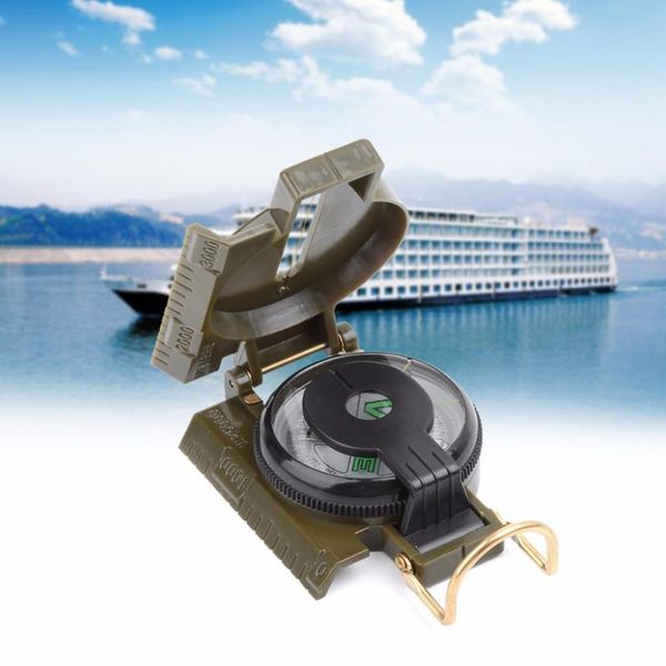 

portable army folding lens compass multifunction dashboard outdoor tool gadgets