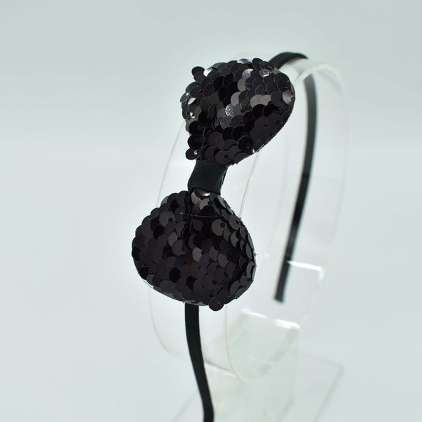 

children's bow fish scale band color baby hair band accessories, Silver