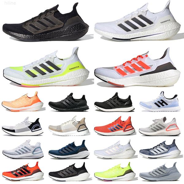 

2021 ultra boost 19 ultraboost 20 6.0 tennis running shoes mens womens triple black solar yellow white james bond orange outdoor sports