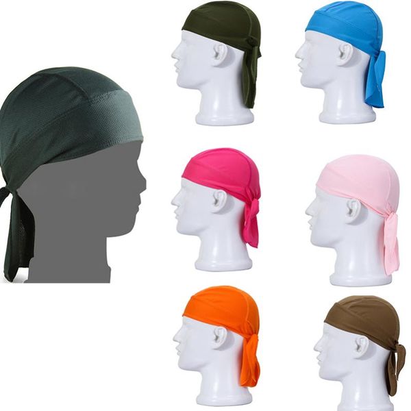 

cycling caps & masks cool bike bicycle outdoor sports headscarf pirate bandana hat 11 colors, Black