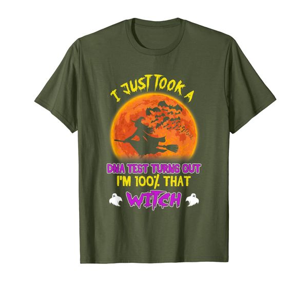 

i just took a dna test turns out i'm 100 percent that witch t-shirt, White;black