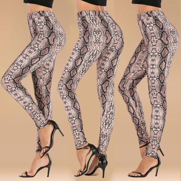 

fashion women's slim breathable snake pattern yoga pants high seamless elasticity waist hip tight leggings outfits, White;red