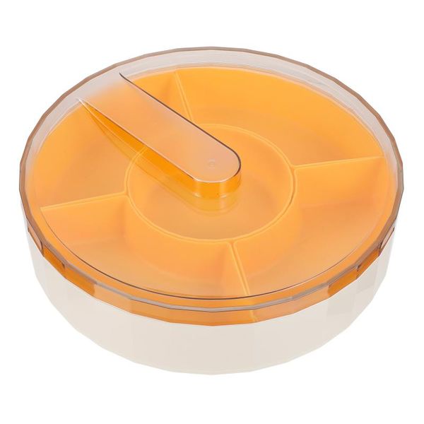 

gift wrap 1 pc household rotatable fruit candy tray creative desksnack nuts