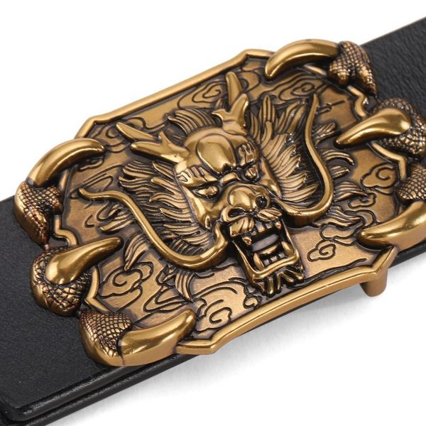 

korean youth nightclub men's jeans and belt, Black;brown