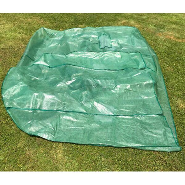 

69x49x160cm pe greenhouse replacement cover grid cloth shed transparent household plant waterproof garden planters & pots