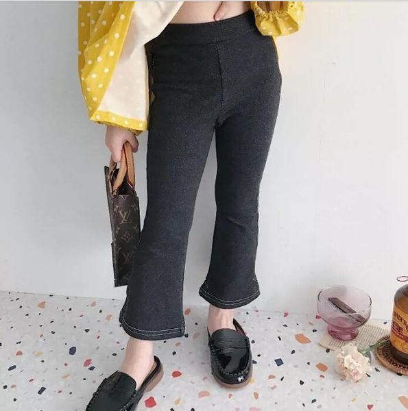 

trousers 2021 girls boys long pants autumn cotton fashion kids 1-7t my944, Blue