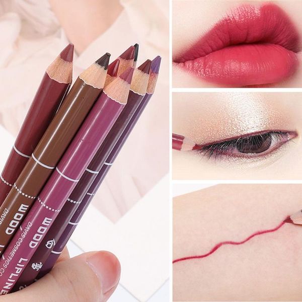 

lip pencils 1pc women's waterproof long lasting lady charming eyeliner pencil liner pen cosmetic tool makeup