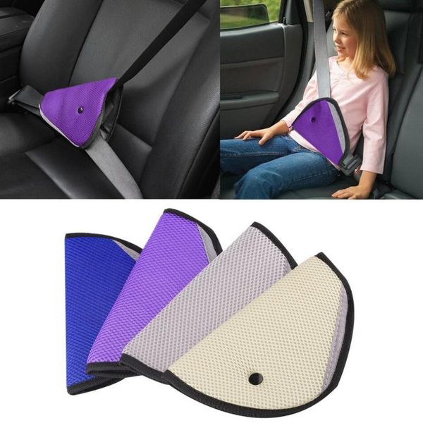 

safety belts & accessories universal mini 8 colors car safe fit seat belt adjuster adjust device baby child protector positioner breathable