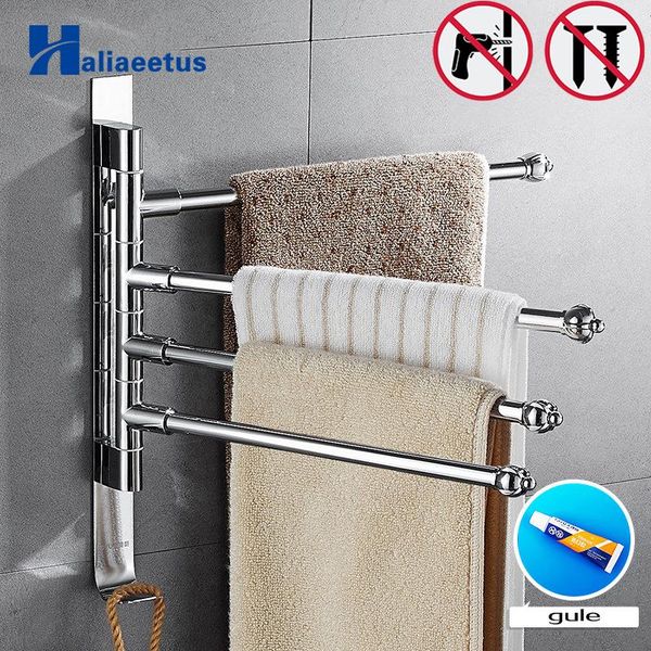 

towel racks nail stainless steel rack 5/4/3 arms hanging with hooks bathroom movable bars