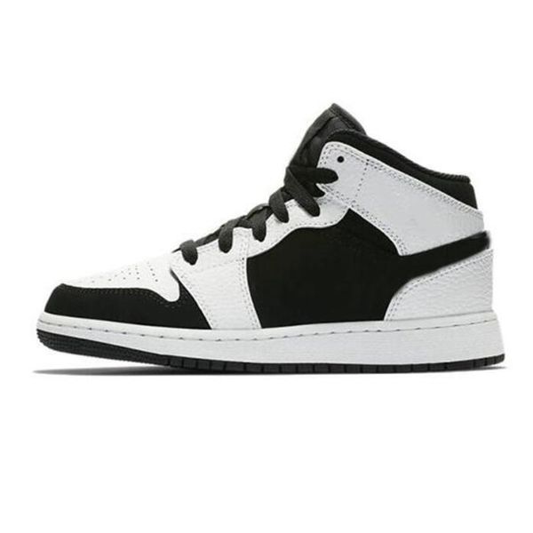 

y new arrival 2020 jumman 1 1s high men women basketball shoes obsidian satin black toe sport shoes mens shoesz9q8