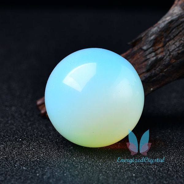Wunderschöner Opal-Sephere-Naturkristall-Heilball, Meditationsdekoration