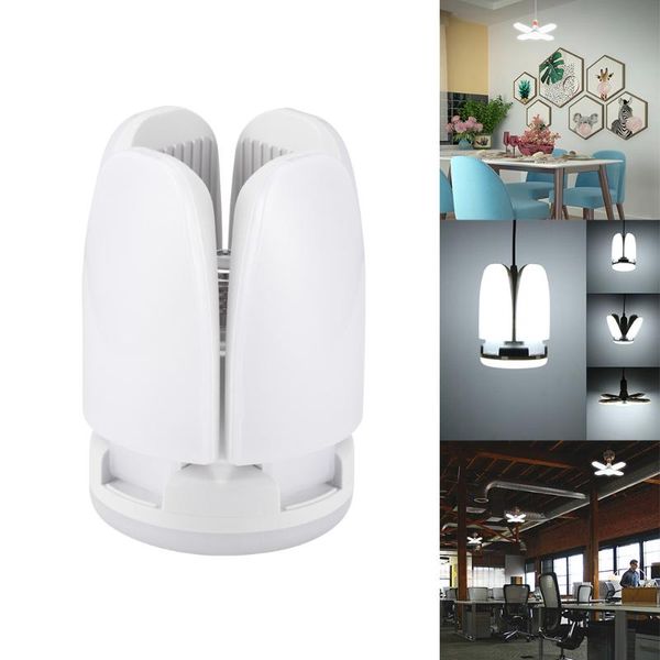 

bulbs motion sensor e27 led bulb fan blades folding light brightness lamp lampara outdoor garage shop 95-265v