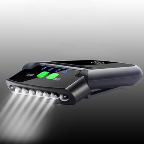 

bike lights fishing hiking bicycle light adjustable usb rechargeable led clip type cap hat head lamp helmet handlebar cycling