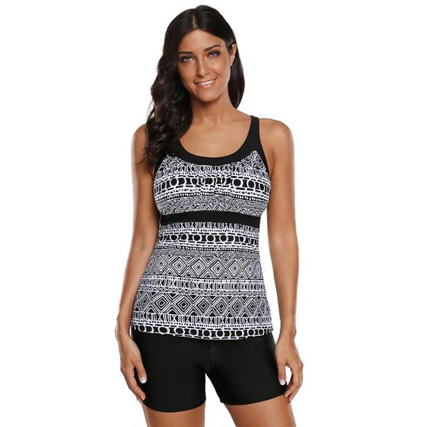 

tankini plus-sized split swimsuit plus size suits women print swimjupmsuit beachwear padded swimwear one-piece