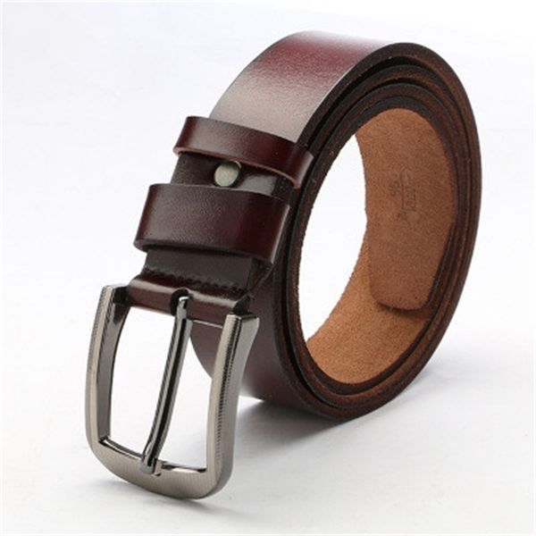 

belts designer brand belt male cowhide men wide pin buckle cow genuine leather 8ogu, Black;brown
