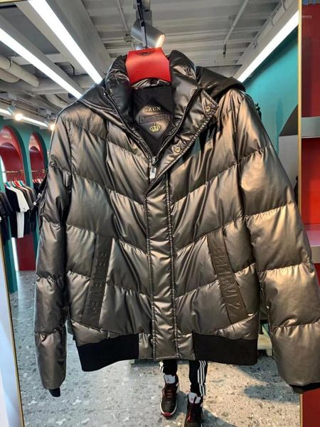 

men's jackets rk209 fashion coats & 2021 runway luxury european design party style clothing, Black;brown