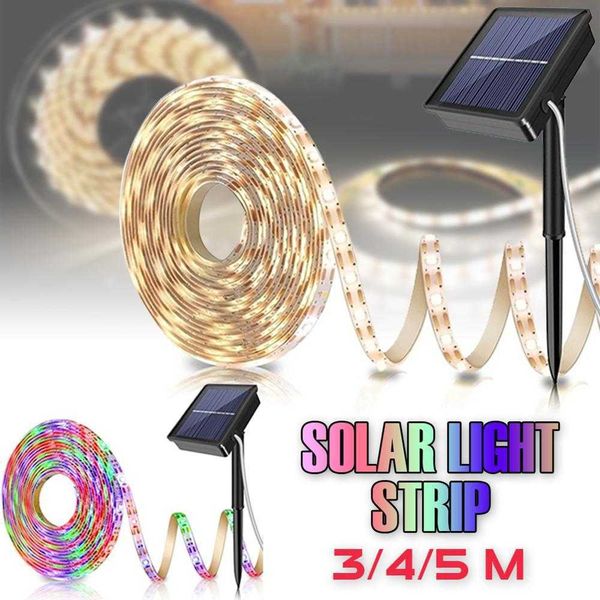 

solar powered 5m 150led strip light outdoor rgb 28
