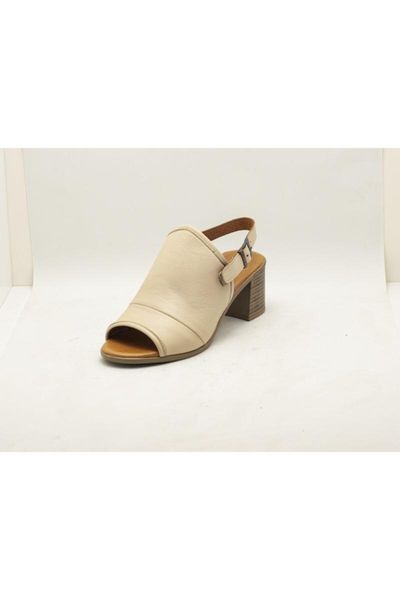 

sandals women's beige genuine leather, Black