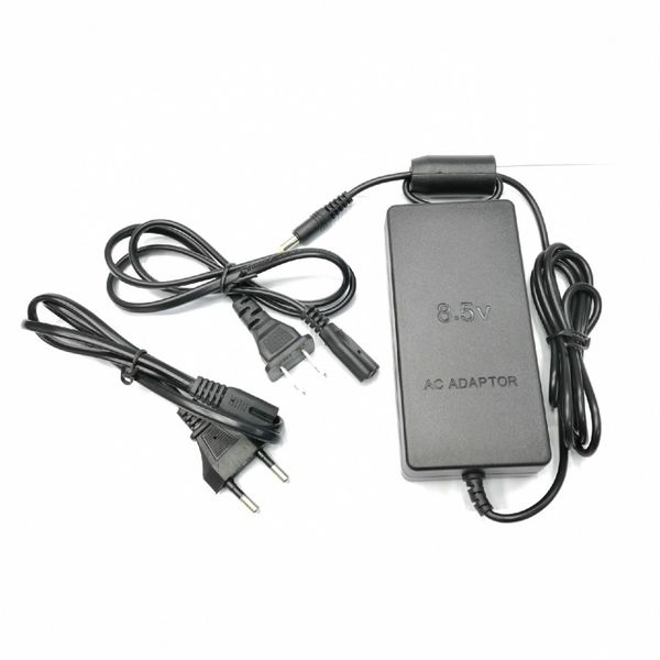 UE US PLANDA CA 100 ~ 240V Adaptador de alimentação Cabo de alimentação Cabo Cabo CB 8.5V 5.6A adaptador para Sony PS2 Slim 70000 Series