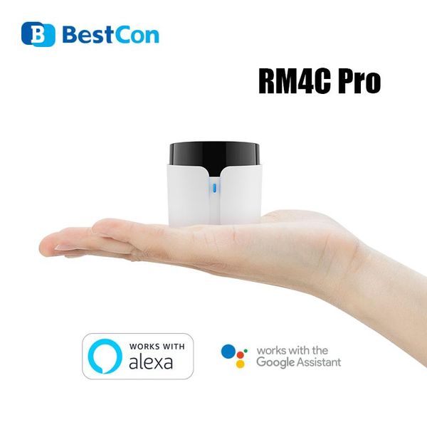 

smart home control broadlink rm4c pro wifi rf remote controller infrared receiver timing work with alexa google