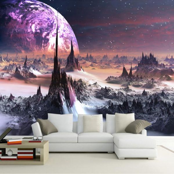 

wallpapers custom po wallpaper 3d universe starry sky mural wall cloth living room kids bedroom backdrop covering home decor murals
