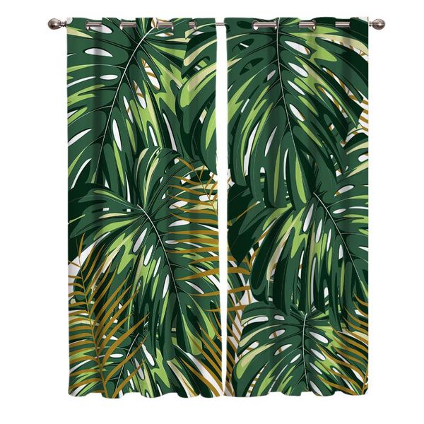 

curtain & drapes tropical plant bamboo window treatments curtains valance room living bathroom kitchen kids