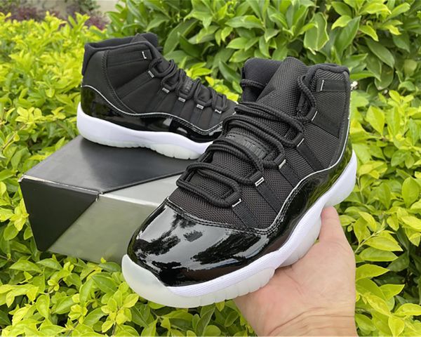

a quality 11 high "25th anniversary" basketball shoes 11swomen men the great lord 2.0 big black patent leather true carbon fiber f