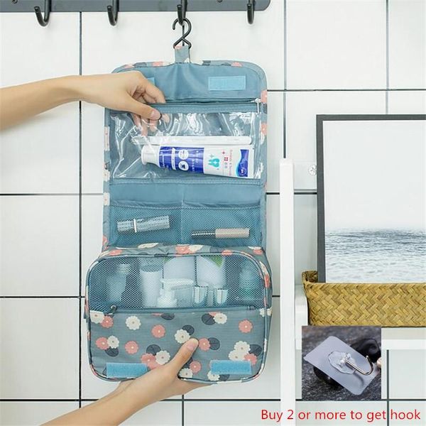 

cosmetic bags & cases travel makeup bag large waterproof portable man toiletry women toiletrie organizer bathroom wash beauty hanging