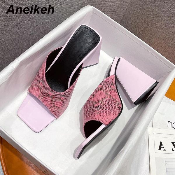 

sandals aneikeh totem spike heels summer 2021 cross-tied women's shoes lace-up peep toe sandalias mujer animal prints, Black