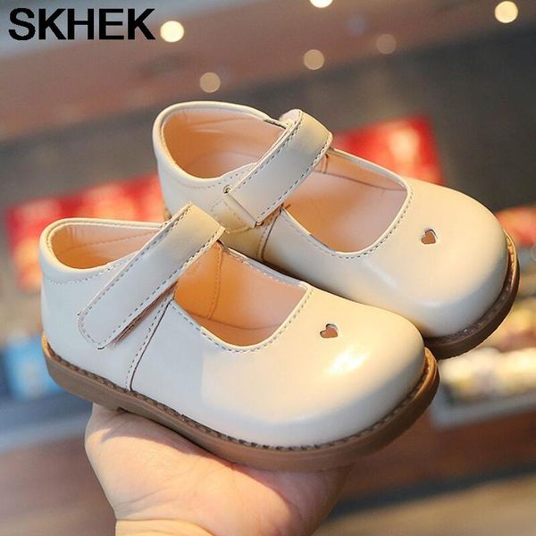 

girls princess shoes toddlers flats lace bow-knot pu patent leather for little children sweet soft kids dress flat, Black;grey