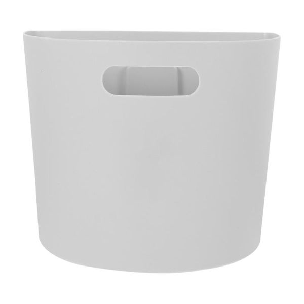 

waste bins 1pc creative wall mounted trash bin semicircle hanging for home