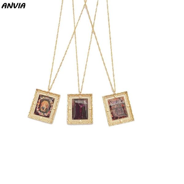 

pendant necklaces virgin mary jesus necklace for women men gold woman male jewelry wholesale fashion gifts famous art po, Silver