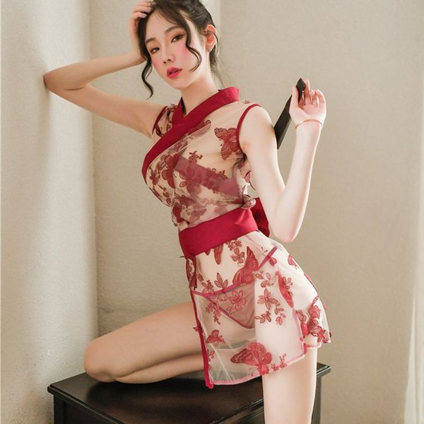 

geisha costume kimono yukata women japanese nightwear traditional japanese kimonos geisha cosplay japanese dress 10320, Red
