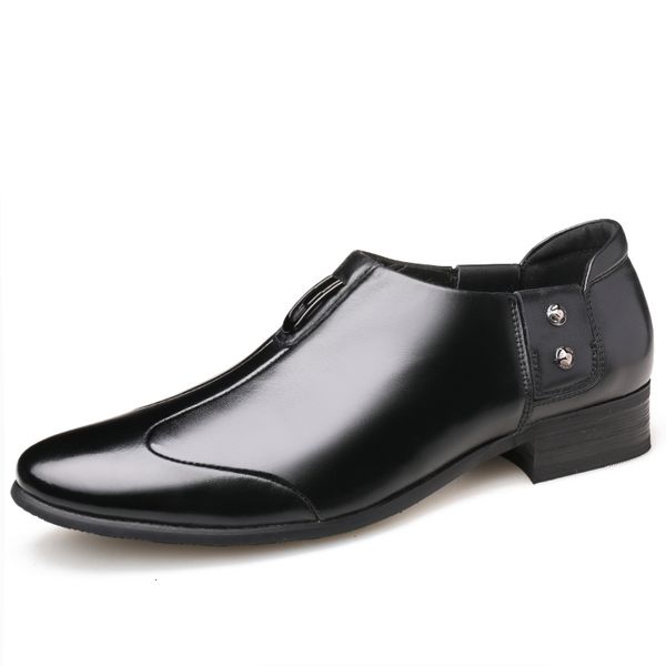 

dress shoes leather business men's retro patent oxford men loafers drop k3n8, Black