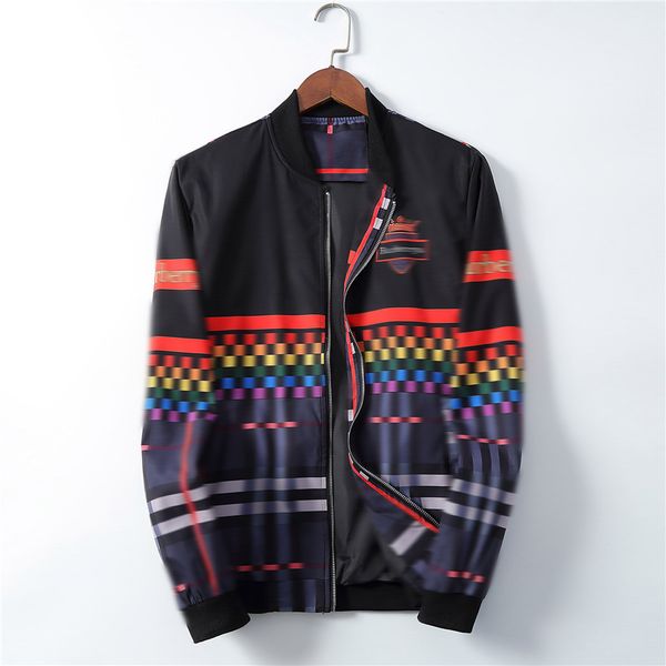 

new designer mens jacket spring autumn coat windrunner fashion thin jacket hooded jackets sports windbreaker casual zipper coats man outerwe, Black;brown