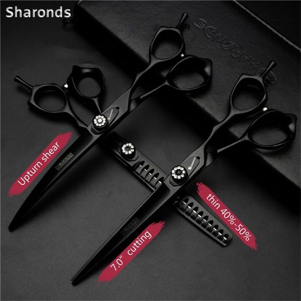 

scissors for beauty salons 7 inch japan 440c special hairdressing barber sharp non-slip logo hair