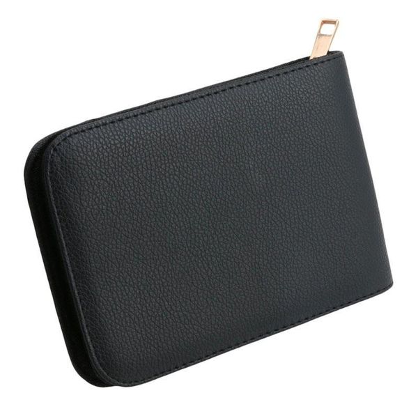 

pencil cases 2021 12 pens fountain pen/roller pen faux leather zipper case holder