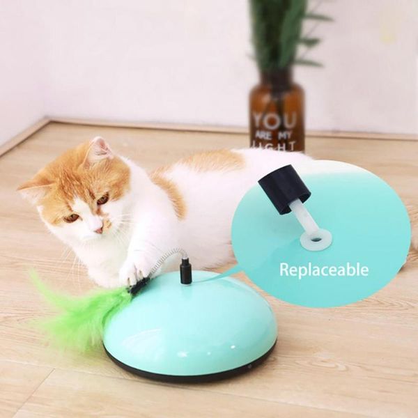 

cat toys pet toy interactive sweeping robot teaser hair cleaner