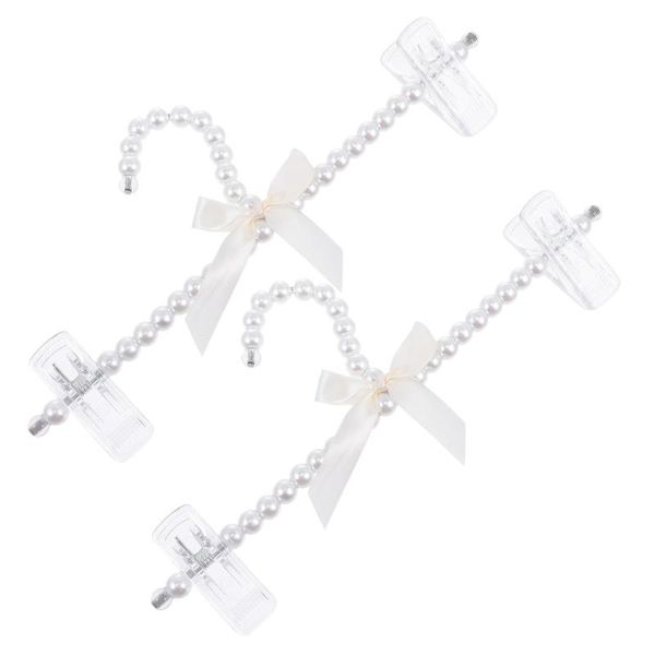 

hangers & racks 2pcs multipurpose hanging artificial pearl pants drying