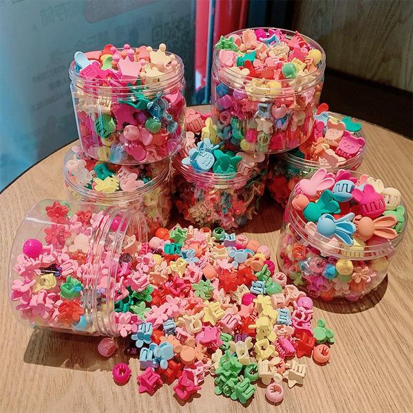 

hair accessories 10//30pcs 2021 girls cute colorful flower star hairpins for kids clips fashion, Slivery;white