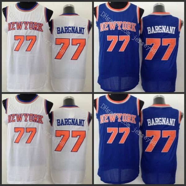 

new york knicks men 77 andrea bargnani retro basketball jersey, Black