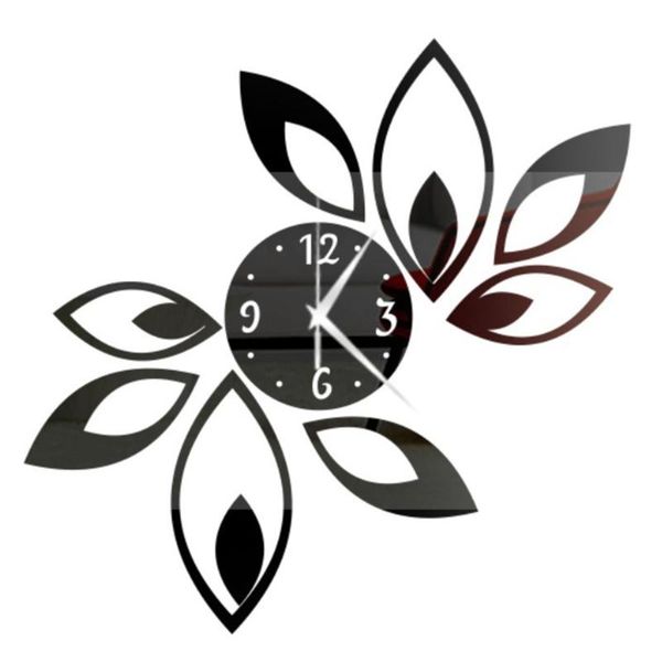 

wall clocks acrylic mirror diy creative clock for living room bedroom study office