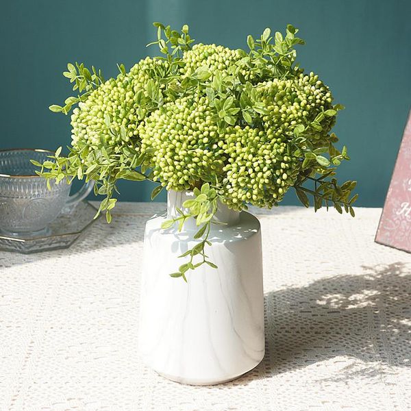

decorative flowers & wreaths 3pcs/lot oatmeal fruit artificial flower home furnishing decoration wedding pography fake